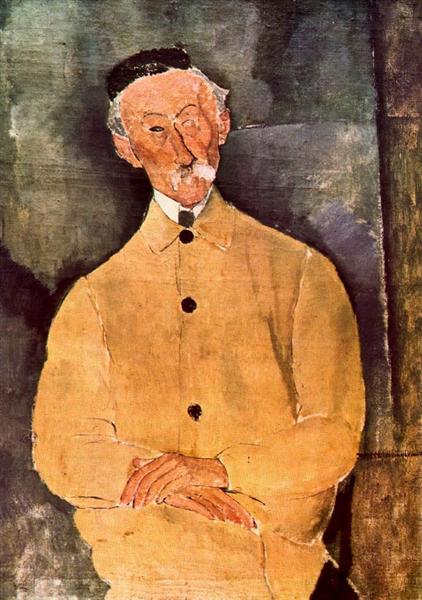 Monsieur Lepoutre, 1916 by Amedeo Modigliani
