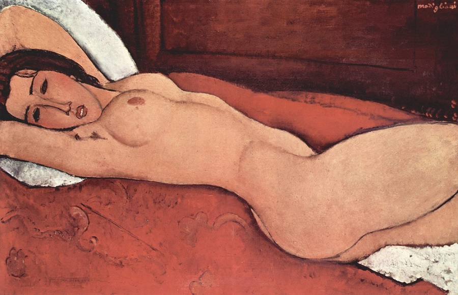 Reclining Nude, 1917 by Amedeo Modigliani